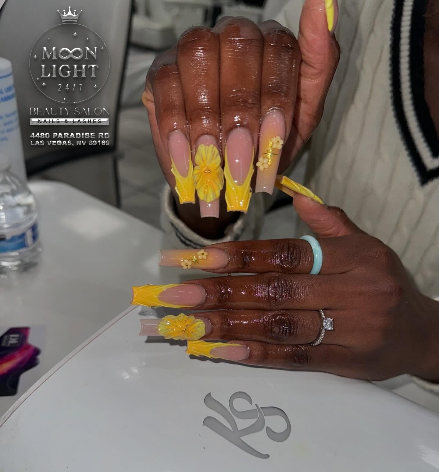 24/7 Moonlight Nails & Lashes Salon in Paradise, Las Vegas, NV 89169